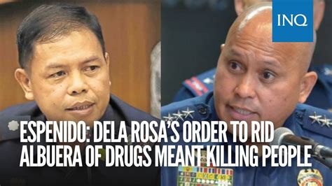 Espenido: Order to rid Albuera of drugs meant 'killing people'.